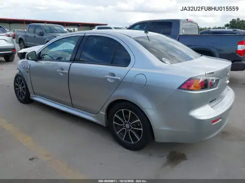 JA32U2FU8HU015559 — 2017 Mitsubishi Lancer, фото 3 с аукциона IAAI, Передняя часть