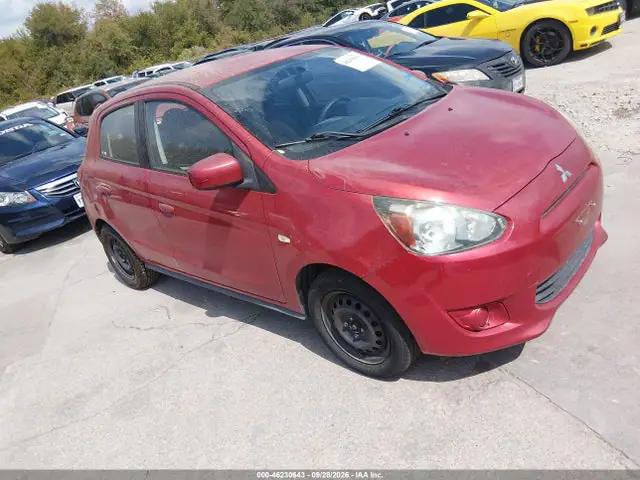 ML32A3HJ3FH046021 — 2015 Mitsubishi Mirage DE, Естественный износ (Normal Wear & Tear), фото до ремонта
