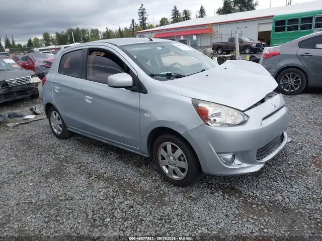 ML32A4HJ5EH007578 — 2014 Mitsubishi Mirage ES, Передняя часть (Front End), фото до ремонта