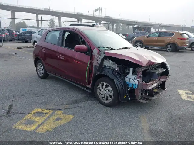 ML32AUHJ0RH038971 — 2024 Mitsubishi Mirage ES, Передняя часть (Front), фото до ремонта