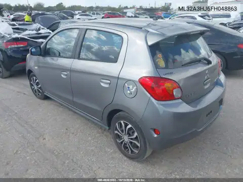 ML32A3HJ6FH048863 — 2015 Mitsubishi Mirage, фото 3 с аукциона IAAI, Естественный износ