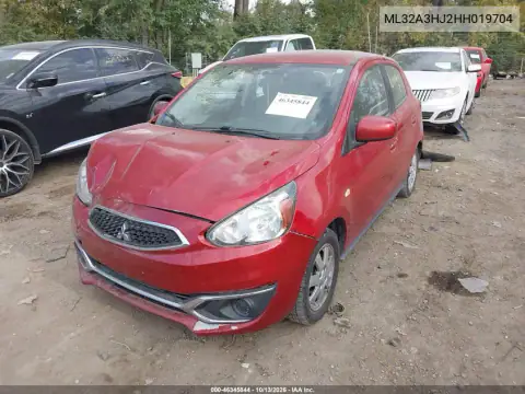 ML32A3HJ2HH019704 — 2017 Mitsubishi Mirage, фото 3 с аукциона IAAI, Передняя часть