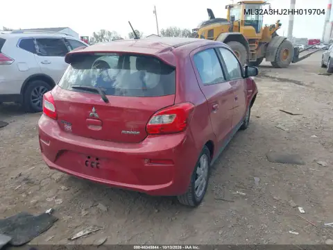 ML32A3HJ2HH019704 — 2017 Mitsubishi Mirage, фото 5 с аукциона IAAI, Передняя часть