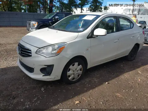 2017 Mitsubishi Mirage G4 Es VIN ML32F3FJ3HH002656 фото 3