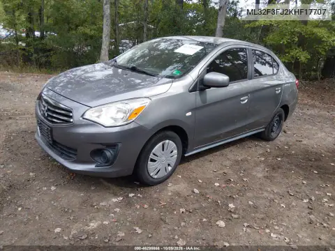 2019 Mitsubishi Mirage G4 Es VIN ML32F3FJ2KHF17707 фото 3