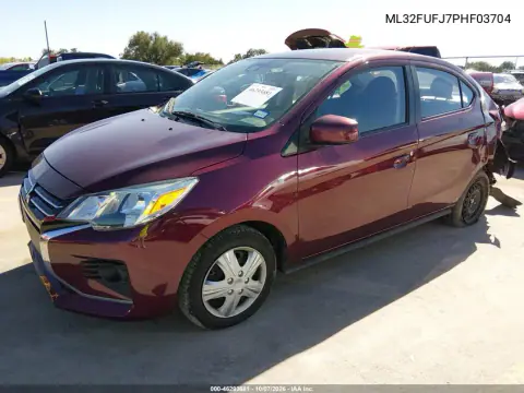 2023 Mitsubishi Mirage G4 Black Edition/Es/Le VIN ML32FUFJ7PHF03704 фото 3