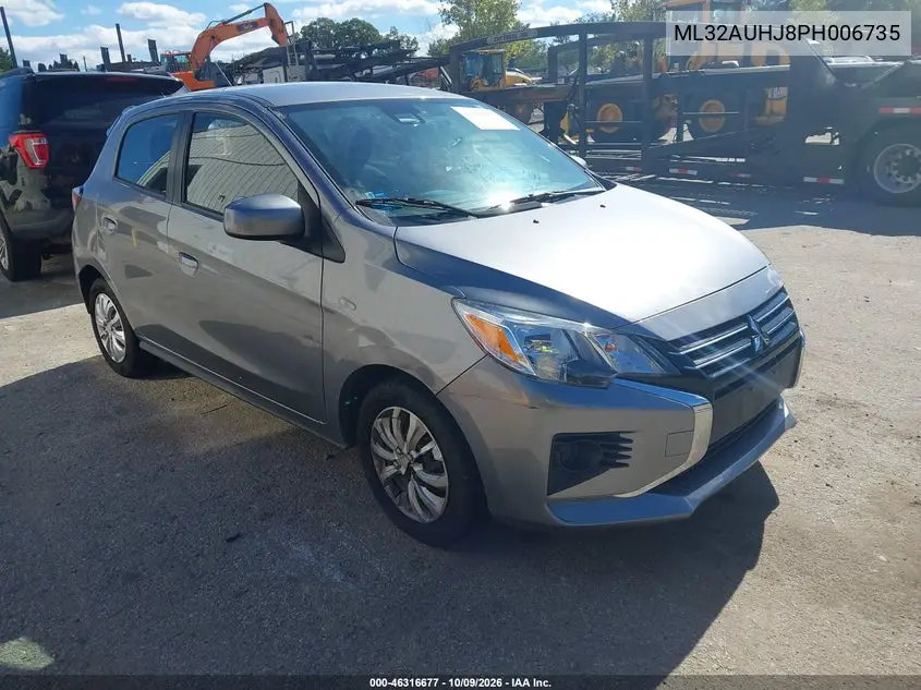 2023 Mitsubishi Mirage Es VIN ML32AUHJ8PH006735 фото 1