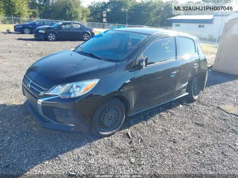 ML32AUHJ1PH007046 — 2023 Mitsubishi Mirage, фото 2 с аукциона IAAI, Задняя часть