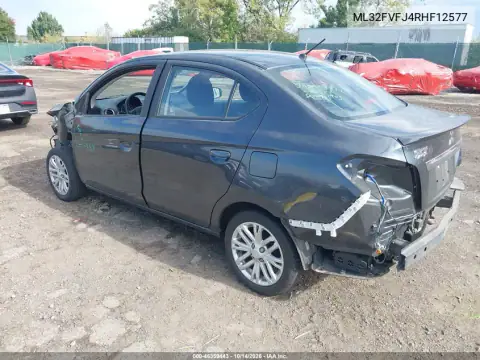 ML32FVFJ4RHF12577 — 2024 Mitsubishi Mirage, фото 4 с аукциона IAAI, Передняя и задняя части
