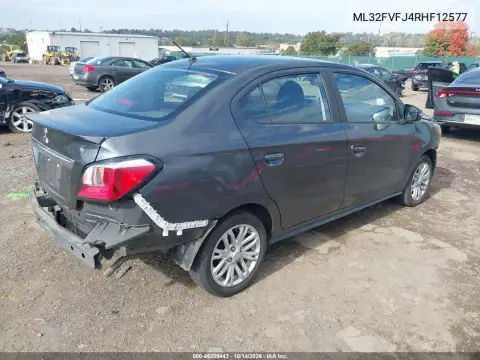 ML32FVFJ4RHF12577 — 2024 Mitsubishi Mirage, фото 5 с аукциона IAAI, Передняя и задняя части
