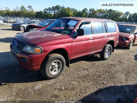 JA4LS21H9YP064350 — 2000 Mitsubishi Montero Sport, фото 3 с аукциона IAAI 23.10.2026, Естественный износ