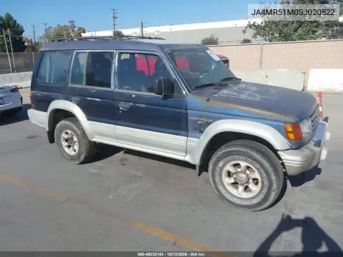 JA4MR51M0SJ020522 — 1995 Mitsubishi Montero, Естественный износ, фото до ремонта
