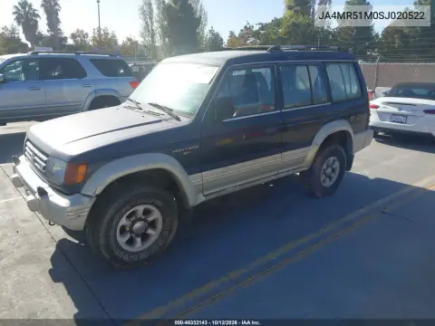 1995 Mitsubishi Montero Sr VIN JA4MR51M0SJ020522 фото 2