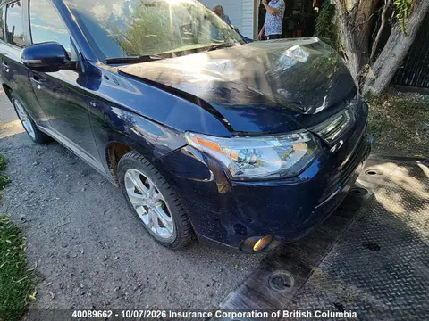 JA4JZ4AX9EZ602180 — 2014 Mitsubishi Outlander GT, Передняя часть слева (Left Front), фото до ремонта