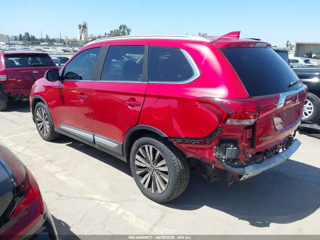 JA4AZ3A3XKZ005266 — 2019 Mitsubishi Outlander SEL, фото 3 с аукциона IAAI 30.09.2026, Задняя часть