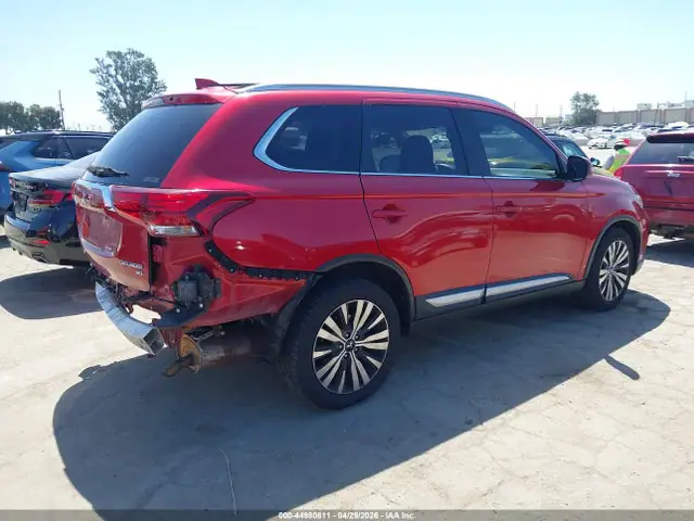 JA4AZ3A3XKZ005266 — 2019 Mitsubishi Outlander SEL, фото 4 с аукциона IAAI 30.09.2026, Задняя часть