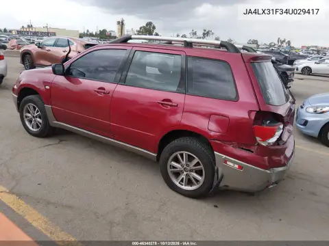 2004 Mitsubishi Outlander Ls VIN JA4LX31F34U029417 фото 4