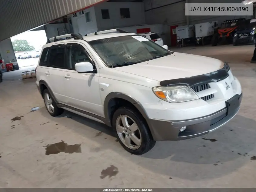 2005 Mitsubishi Outlander Xls VIN JA4LX41F45U004890 фото 1