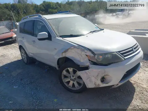 2007 Mitsubishi Outlander Xls VIN JA4MT41X07Z022799 фото 1