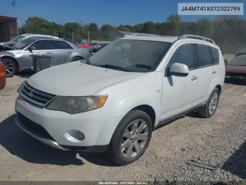 2007 Mitsubishi Outlander Xls VIN JA4MT41X07Z022799 фото 2