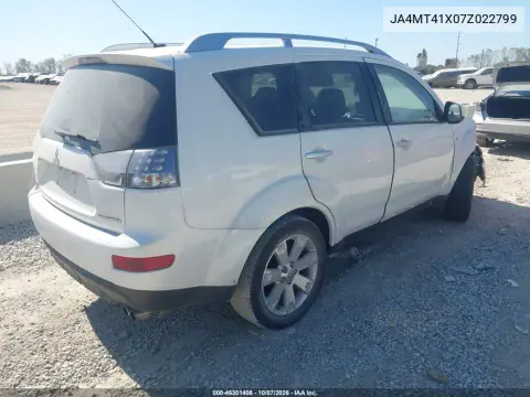 2007 Mitsubishi Outlander Xls VIN JA4MT41X07Z022799 фото 4