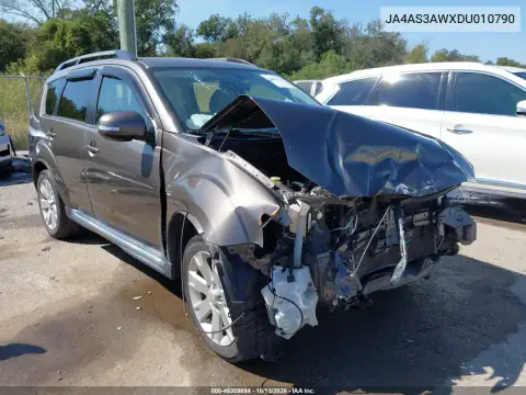 JA4AS3AWXDU010790 — 2013 Mitsubishi Outlander, Передняя часть, фото до ремонта
