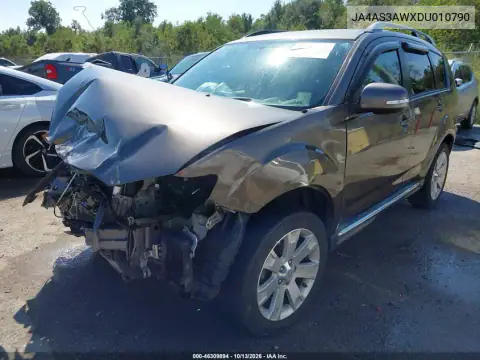 2013 Mitsubishi Outlander Se VIN JA4AS3AWXDU010790 фото 2
