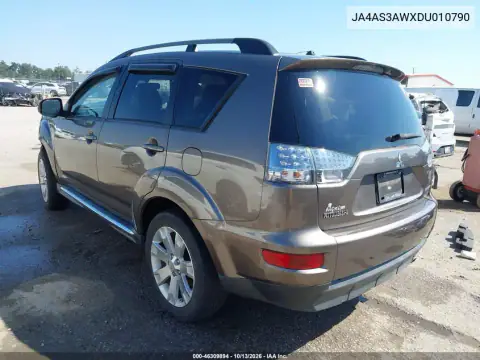 2013 Mitsubishi Outlander Se VIN JA4AS3AWXDU010790 фото 3