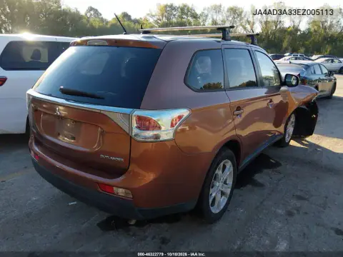 2014 Mitsubishi Outlander Se VIN JA4AD3A33EZ005113 фото 4