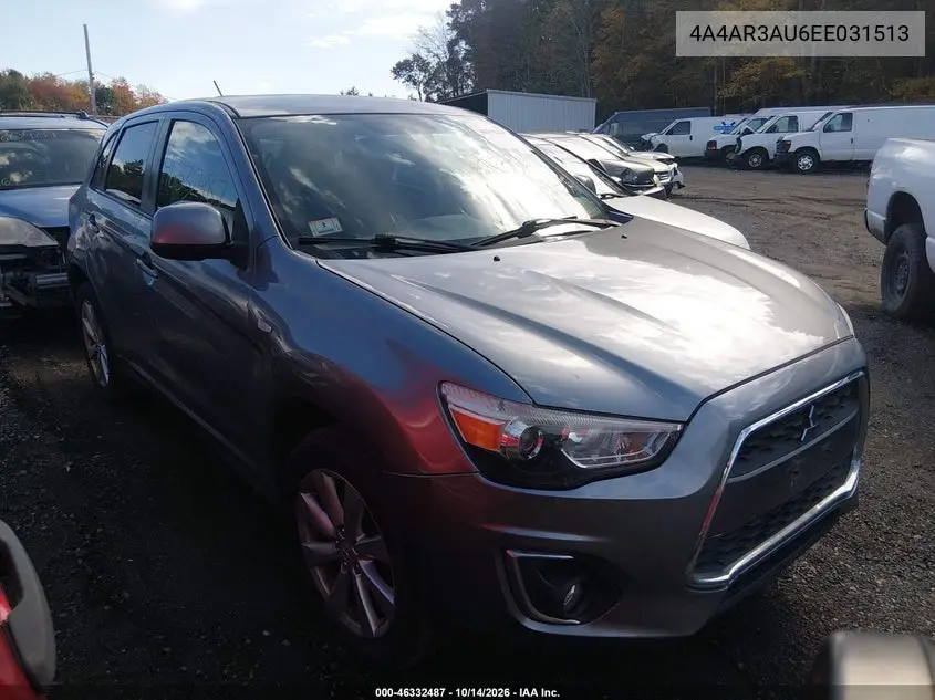 4A4AR3AU6EE031513 — 2014 Mitsubishi Outlander, фото 2 с аукциона IAAI 20.10.2026, Естественный износ