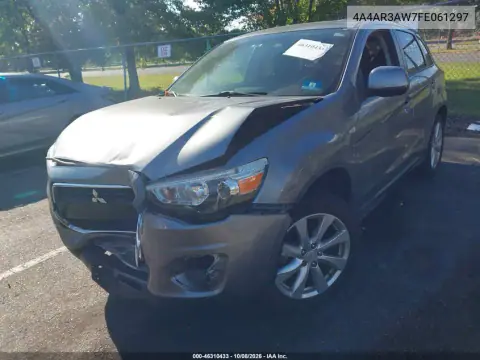 2015 Mitsubishi Outlander Sport Es VIN 4A4AR3AW7FE061297 фото 3