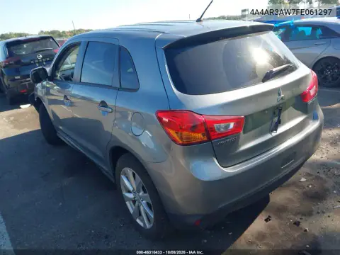 2015 Mitsubishi Outlander Sport Es VIN 4A4AR3AW7FE061297 фото 4