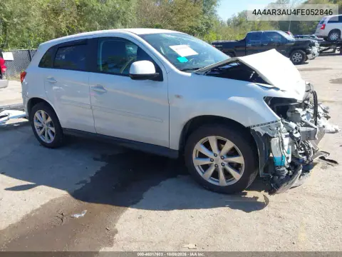 4A4AR3AU4FE052846 — 2015 Mitsubishi Outlander, Передняя часть, фото до ремонта