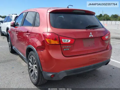 2016 Mitsubishi Outlander Sport 2.0 Es VIN JA4AP3AU3GZ057764 фото 4