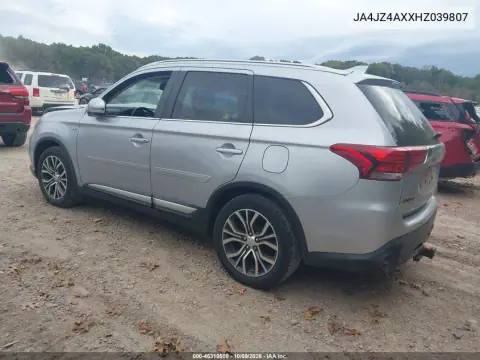 2017 Mitsubishi Outlander Gt VIN JA4JZ4AXXHZ039807 фото 3
