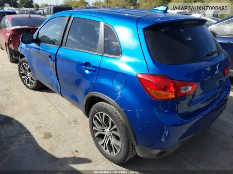 JA4AP3AUXHZ000480 — 2017 Mitsubishi Outlander, фото 4 с аукциона IAAI, Передняя часть