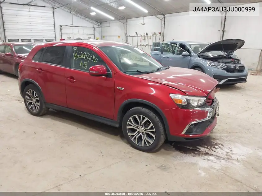 2018 Mitsubishi Outlander Sport 2.0 Es VIN JA4AP3AU3JU000999 фото 2