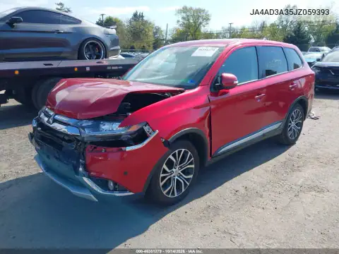 JA4AD3A35JZ059393 — 2018 Mitsubishi Outlander, фото 3 с аукциона IAAI, Передняя часть