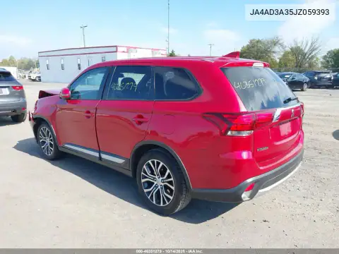 JA4AD3A35JZ059393 — 2018 Mitsubishi Outlander, фото 4 с аукциона IAAI, Передняя часть