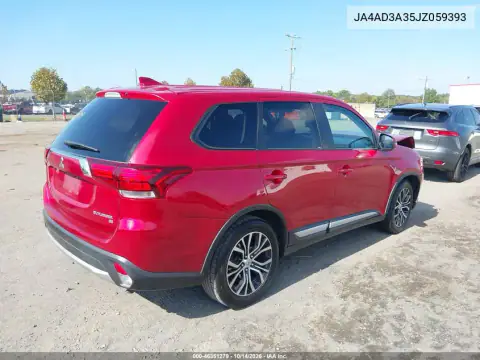 JA4AD3A35JZ059393 — 2018 Mitsubishi Outlander, фото 5 с аукциона IAAI, Передняя часть