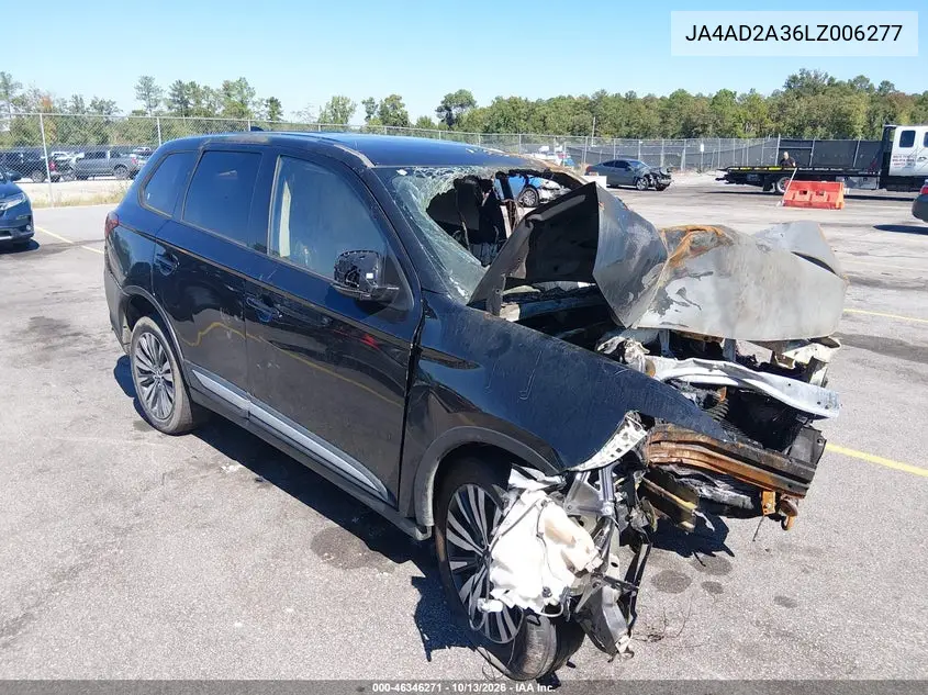 JA4AD2A36LZ006277 Mitsubishi Outlander 2020 — повреждение Полный пожар, фото до ремонта