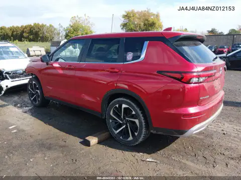 JA4J4UA84NZ012153 — 2022 Mitsubishi Outlander, фото 4 с аукциона IAAI, Передняя часть