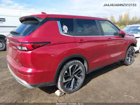 JA4J4UA84NZ012153 — 2022 Mitsubishi Outlander, фото 5 с аукциона IAAI, Передняя часть