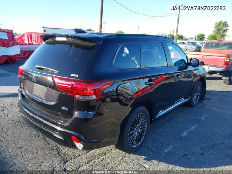 JA4J2VA78NZ022283 — 2022 Mitsubishi Outlander, фото 4 с аукциона IAAI, Не указано
