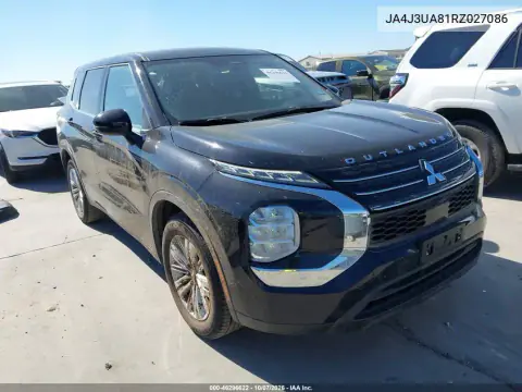 JA4J3UA81RZ027086 — 2024 Mitsubishi Outlander, Сзади слева, фото до ремонта