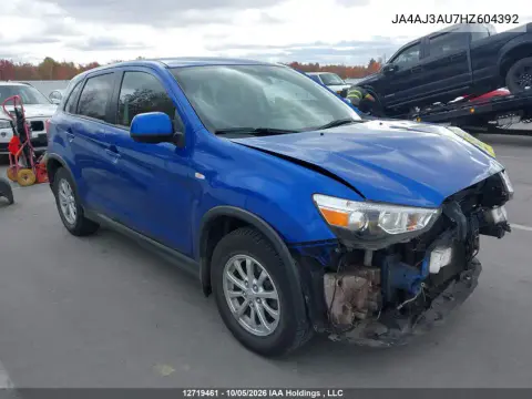 2017 Mitsubishi Rvr Se VIN JA4AJ3AU7HZ604392 фото 2