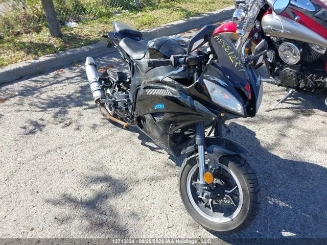 LXDTCARA1L1094071 — 2021 Motocycle Dongfang, Передняя часть (Front), фото до ремонта