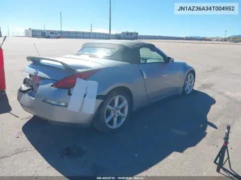 2004 Nissan 350Z Touring VIN JN1AZ36A34T004952 фото 5