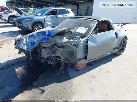 2005 Nissan 350Z Touring VIN JN1AZ36A55M758057 фото 2