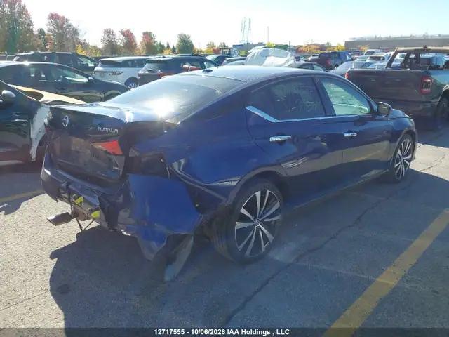 1N4BL4FW9NN398019 — 2022 Nissan Altima 2.5 Platinum, фото 4 с аукциона IAAI 13.10.2026, Задняя часть